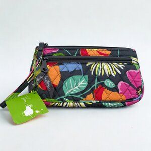 VERA BRADLEY | Jazzy Blooms Wristlet | RETIRED & RARE Print | Vintage | NWT